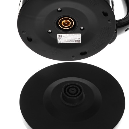 Electric kettle Goodhelper KPG-1800, plastic, glass flask, 1.8 l, 1500 watts, gray-black 1067812-7