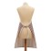Apron Dilyana "Bordeaux Strud" 67 x 74cm, 100%PE
