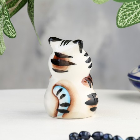 Souvenir "Cat Senya", gzhel color-3