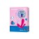Vibro liner in Satiffyer top secret+panties, pink color