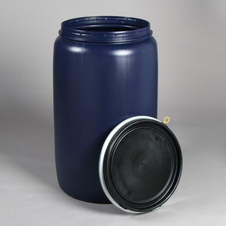 Food barrel, 227 liters, with a lid, insignificant, Open Top Drums-1