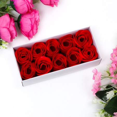 Soap roses, red, set 10 pcs.-8