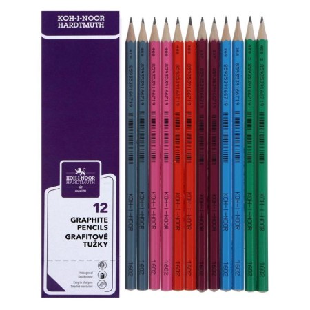 Chernographic pencil 2.0 mm, Koh-I-Noor Astra 1602 HB, L = 175 mm