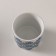 Bank for suppositories Ceramics "Blue Flowers" 200 ml 7.3x7.3x7.3 cm