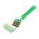 Mini-leaf "Akor", microfiber, 60 mm, pen D = 6 mm, d = 15 mm, pile 12 mm, for wood