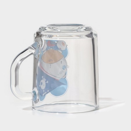 Mug "True Friends", glass, 200 ml, MIX drawing-3