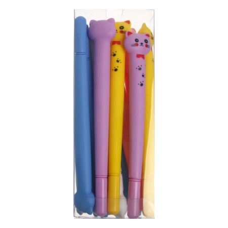Gel pen - joke, color "cat"-4
