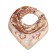 Textile scarf, milk color, size 70x70