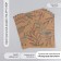 Scrapbooking paper Kraft "Elegant Treaters" density 180 grams set 5 pcs 30.5x32 cm