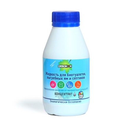 Universal fluid for dry closets and cesspools "Devon-n", concentrate, 0.25 liters