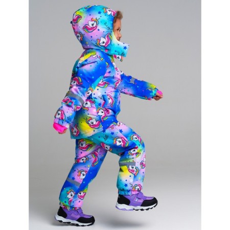 Winter set for the girl PlayTode: jacket and semi -combineson, height 122 cm-1
