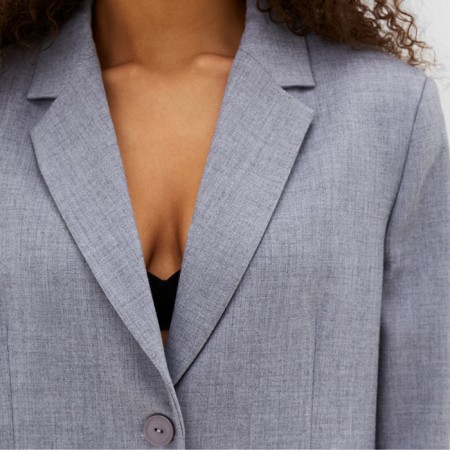 Women's jacket with buttons on the back MIST, R.S-M, Gray-2