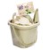 Sanding set "Wormwood", 8 objects: scoop, rake, sieve, bucket, 4 molds