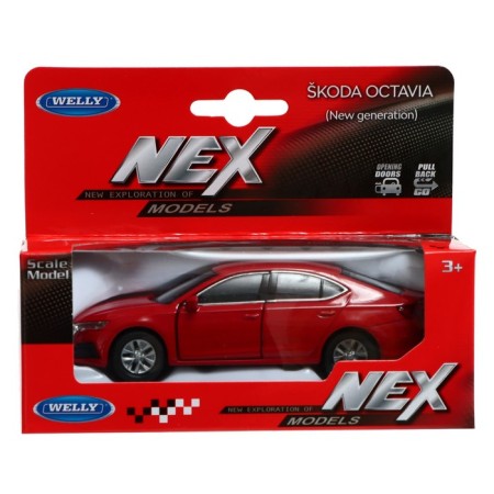 Модель машины Skoda Octavia IV, масштаб 1:38, МИКС-4