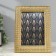 Photo frame Polystone 10x15 cm "snake leather" gold 18.7x13.7 cm