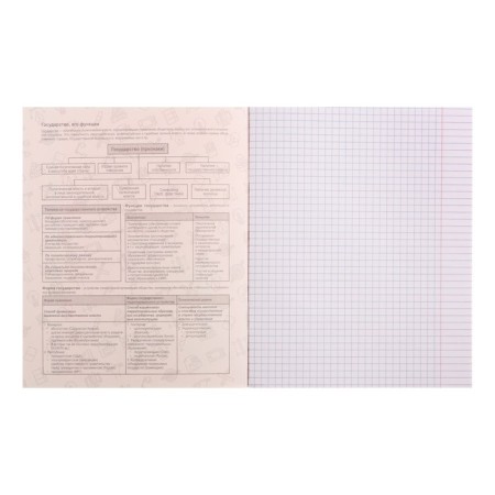 A set of object notebooks Calligrata TOP "Animals", 48 sheets, 12 items, with reference material, cover coated cardboard, matte lamination, selective UV-lame, offset block-10