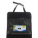Organizer in the front seat, 50 x 29 cm, with a tablet pocket, oxford, black