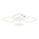 LED ceiling LED with Ambrella Light, Original, FA4281, 4200LUM, 3000-6400K, white color, white color