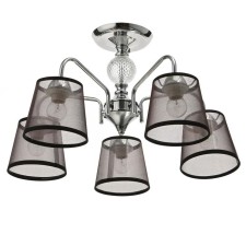 Virzhini chandelier 5he14 40W chrome 58x58x34 cm Bayerlux