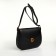 Women's bag on the Textura valve, average size, black color