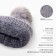 Women's hat minku, gray color, rr 56-58