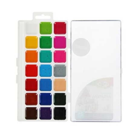 Watercolor 21 color Gamma "Classic", honey, without brush, plastic-2