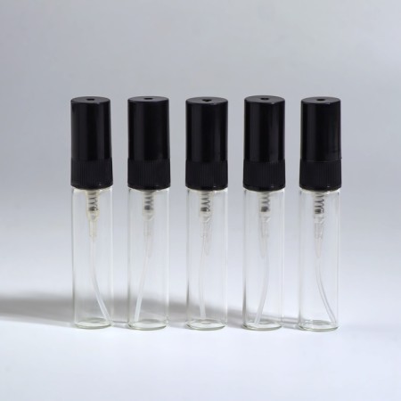 A bottle for storage, with a spray, 5 ml, packing - 5 pcs, black color-4