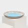 Ceramic plate "Persia", flat, 25 cm, blue, 1 variety, Iran