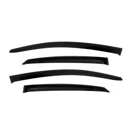 Window deflectors Kia Cerato, 2018-/2021-, Dark