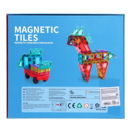 Designer magnetic "magic figures", 66 parts-6
