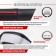 Leather braid, l black Skyway, with a red strip S01102304, S01102304