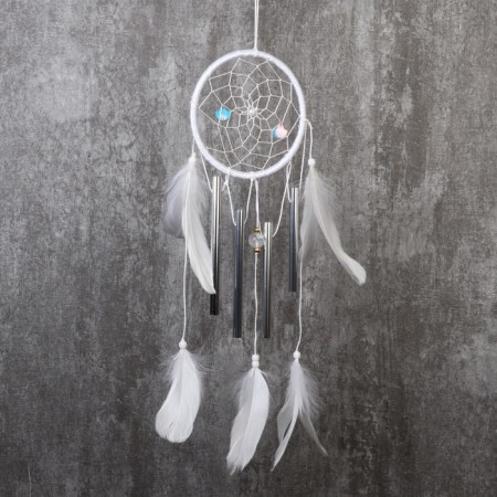 Dreaming Catcher+Wind Music 4 Tempo "Spider Web with Stars" d = 13 cm mix 47 cm-4