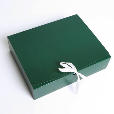 Gift folding box, packaging, "Emerald", 31 x 24.5 x 8 cm-1