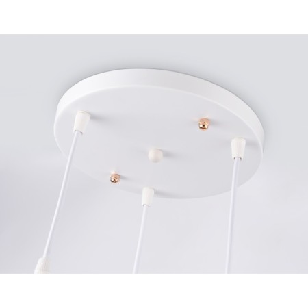 Suspended Ambrella Light, Loft, TR8433, 3HE27, white color, gold-4