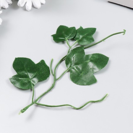 Decor for creativity "Green leaves" 16.5 cm-1