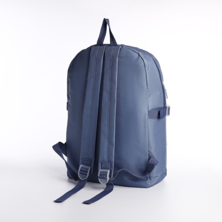 School set. A backpack with a zipper, core, bag, pencil case, bag for coins, blue color-6