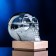 Barometer - Stormglass "Skull" 10x9cm