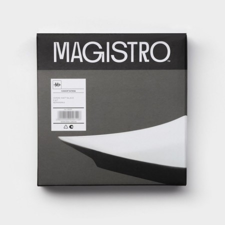 Набор блюд керамических Magistro Matt black, 15×2 см, 2 шт-8