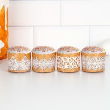 Paper form for cupcake, muffins and kulich 