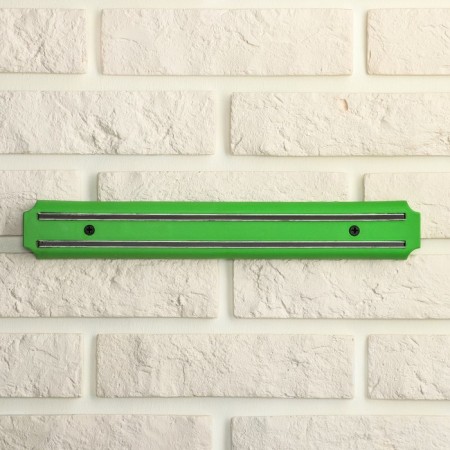 Magnetic knives holder, 33 cm, green color-1