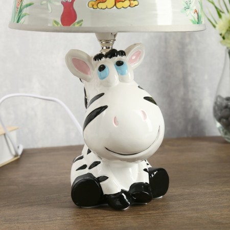 Lamp children's ceramics "Zebra" 1x40W E14 20x20x32 cm Risalux-3