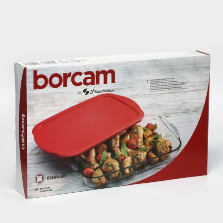 Rectangular baking form, 3.85 liters, with a lid-13