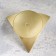 Climber "Asterisk" Metal for one candle, 9x3.5 cm, golden