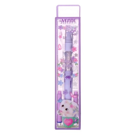 School feathers, DEVENTE EASY WRITER, pen size m, 0.8 mm, with 2 spray cans, blue ink, mix-2