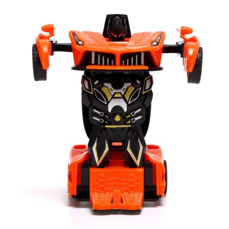 Inertial “sports car” robot, transforms in a collision, mixing color-9