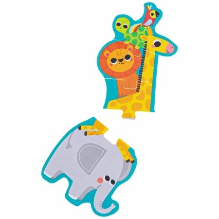 Soft puzzle for kids "Pyramid: Africa", 5 parts, crush me-9