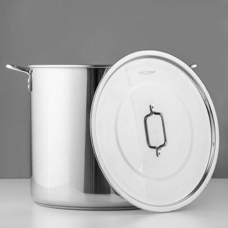 Boiler "General catering", 40 l, d = 40 cm, h = 36.5 cm, metal cover, with a heat distribution layer-1