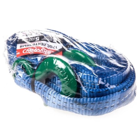 Ribbon Skyway, 5 tons, 5 m, 2 hooks, reinforced, blue, s03101023-2