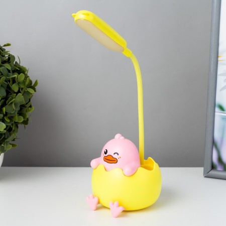 Table lamp "duckling" LED 3W USB AKB yellow-pink 9x9.2x22.7 cm Risalux