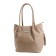 Female bag, artificial leather, beige 30x13x32 cm